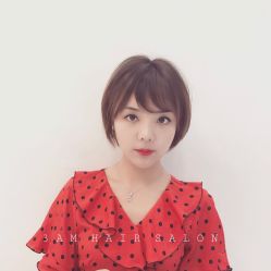 Yishen短发作品-3AM HAIR SALON烫发染发接发