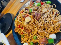 爆辣小公鸡炒面-望京一号·重庆江湖菜(工体店)