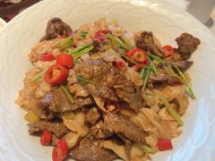 绣球菌炒牛柳-大铁勺新津菜(东丽阳光新业广场店)