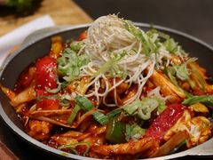 炒鱿鱼-姜虎东白丁烤肉(虹桥天地店)