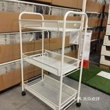 可以存放很多东西。三层隔板，不用时