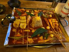 鱼饼火山炒年糕-包装马车·韩国料理·포장마차