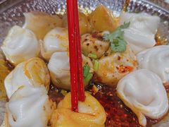 虾仁蟹仔红油拌饺-喜家德虾仁水饺(长泰广场店)