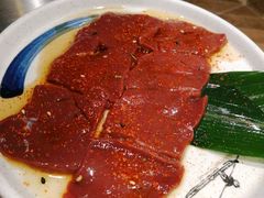 烤甜辣牛肝-小米烤肉-泥炉炭烤(常营店)