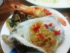 烤生蚝-地方名吃海鲜大馅蒸饺(北戴河店)