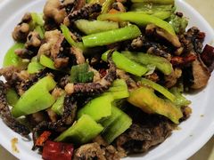 干煸鱿鱼-满口香饭店
