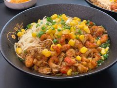 秘制小龙虾拌面-贡梅老面馆·蟹粉面·无锡特色小吃(南长街主推店)