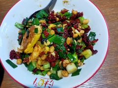 腊八豆炒荷包蛋-湘味淳(千禧街店)