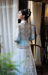 -懿沉香中式嫁衣礼服秀禾服龙凤褂马来褂旗袍总店