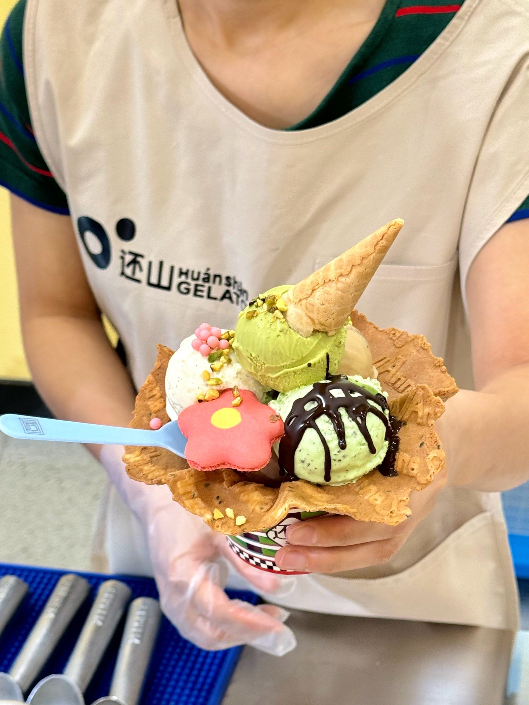 缤纷多彩的冰淇淋,宛如夏日的一缕清凉