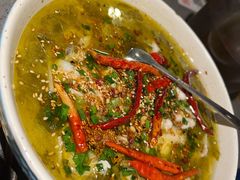 酸菜鱼片-老头儿油爆虾(星光一期店)