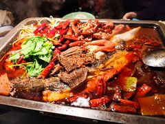 毛血旺烤鱼-探鱼·鲜青椒爽麻烤鱼(银泰城店)