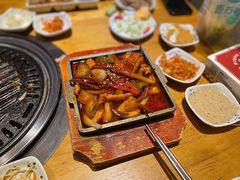 辣炒章鱼五花肉-喜鹊烤肉酒场(美乐城店)