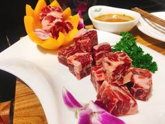 夏威夷风情牛肉粒-草原塞蛮羊火锅城(港湾店)