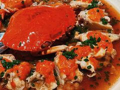 葱油蒸红膏蟹-玫瑰厅上海菜(兴国路店)