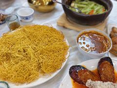 肉丝煎面-津津菜馆(绝没分店)