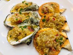 蒜蓉烤扇贝-覃记海鲜美食餐厅