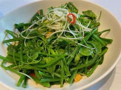 油淋丝瓜尖-盛百味·家宴餐厅(固安店)