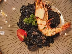 鲜墨鱼蛤蜊烩饭-IL Forno 意坊·意大利餐厅(花园店)