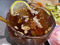 玫瑰红糖冰粉-黔派·贵州烙锅烤肉·米粉(车公庙店)