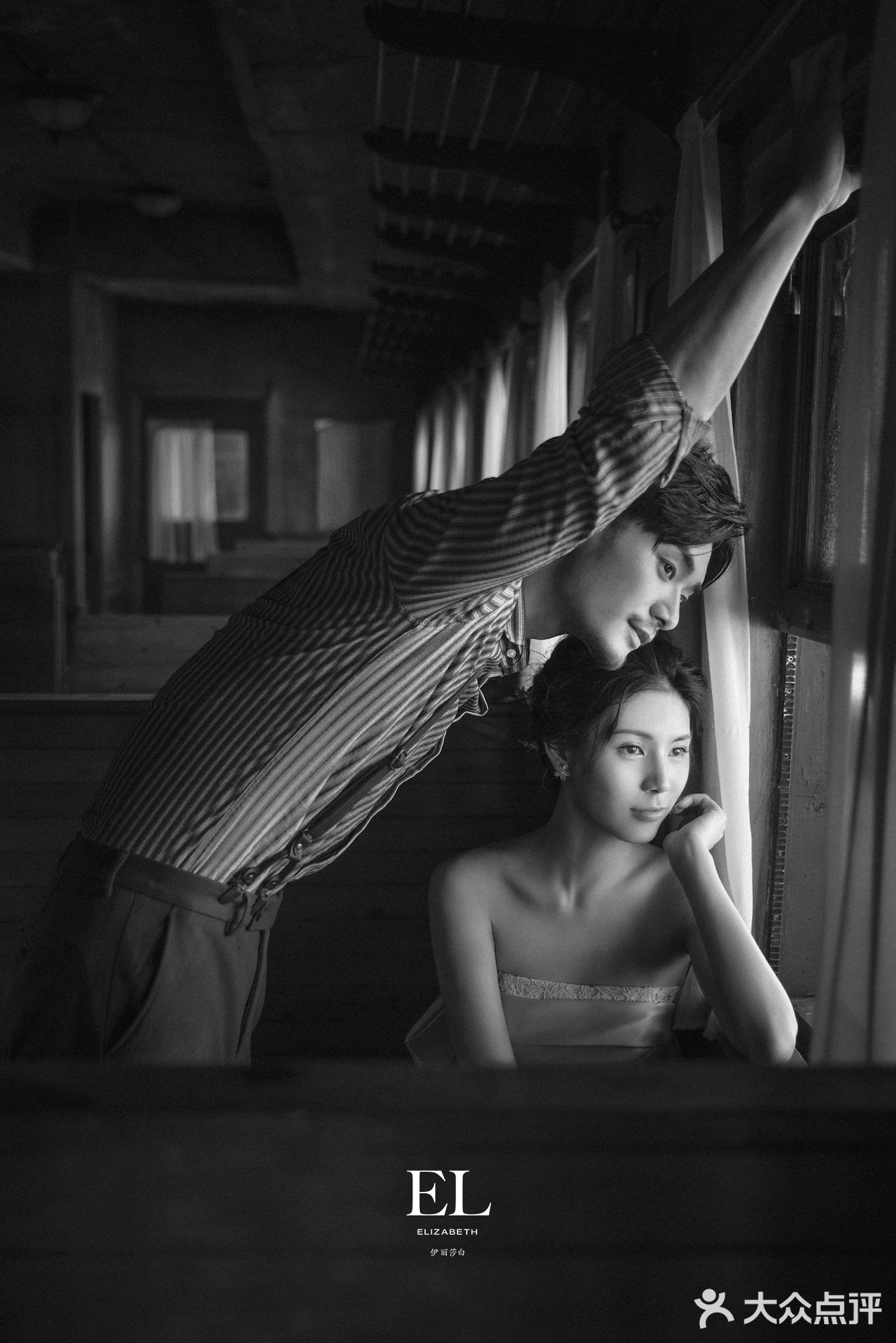 电影感婚纱照完美诠释浪漫爱情构思影像