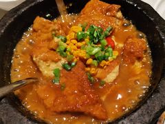 海胆虾怪酱炖老豆腐-青雅中餐厅(大连金石滩绿发希尔顿度假酒店)
