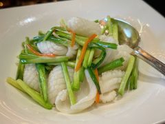 韭菜炒花枝卷-北京四季酒店·采逸轩