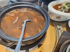 百草豆椰子炖猪蹄汤-农厨好味·温泉鹅·农家菜