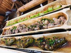 -胡须哥网红竹筒菜