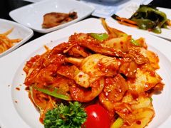 五花肉炒泡菜-青松馆韩国料理(香港中路佳世客店)