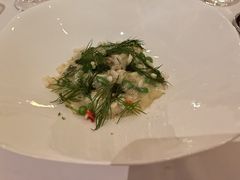 芦笋烩饭配蟹肉和香草-Jean Georges