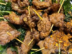 傣族薄荷牙签肉-云南李记罐罐米线饵丝小吃(汉中门金鹰店)