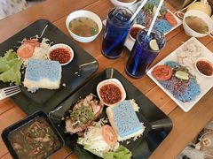 -蝶豆花蓝面条