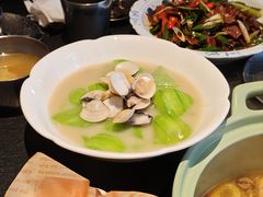 鱼汤文蛤烧丝瓜-锦荟JINHUI·浙江小馆(上海荟聚店)