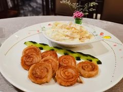 大良炒牛奶拼野鸡卷-香云轩·顺德菜(香云纱园林酒店店)