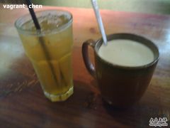 蜂蜜绿茶+热珍珠奶茶-小泉居(水坑尾店 )