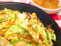 铁板包菜炒粉丝-西贝莜面村