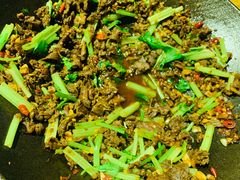 生炒黄牛肉-富正毅三下锅·湘西韵味(天门山索道店)