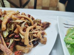 干煸鱿鱼-北戴河庆山饭店·海鲜砂锅粥(北戴河黑石路店)