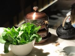 水煮鸡毛菜-初蓉丨遇见新川菜(亲贤街荣耀店)