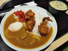 黄咖喱玉子唐扬鸡块饭-吉野家(上海美罗城店)