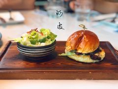 双层焦香和牛芝士汉堡-盐说Salt Talk北美风味西餐厅(海上世界店)