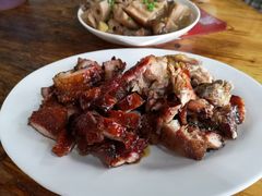 荔木叉烧拼烧排骨-大赤坎肥仔强烧味海鲜餐厅(大赤坎店)
