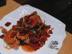 辣炒花盖蟹-喝丢一只鞋海鲜烧烤·海肠捞饭(市场店)