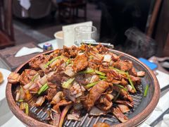 葱爆羊肉-四季民福烤鸭店(王府井东安门店)