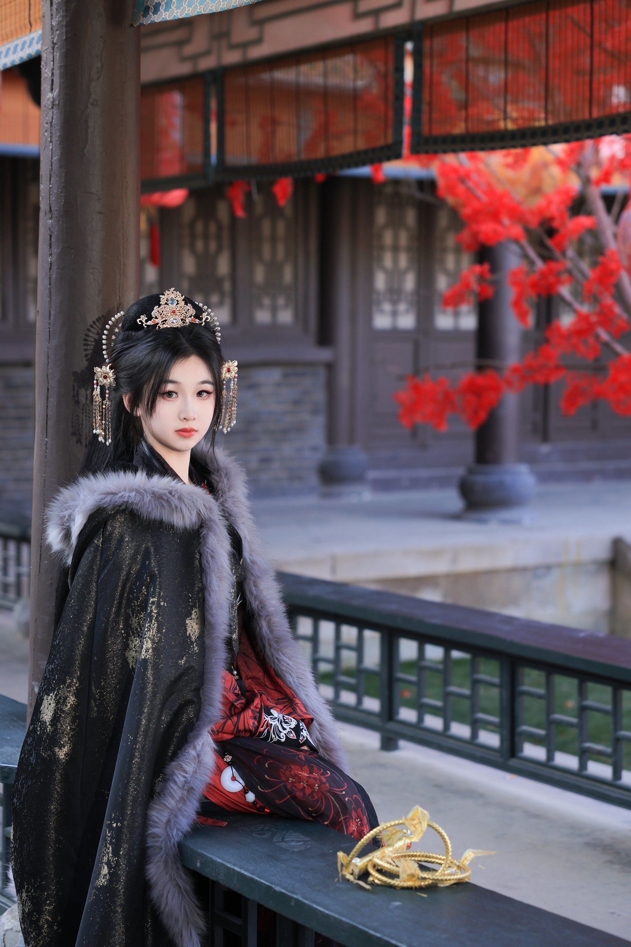 宫廷风汉服漫步