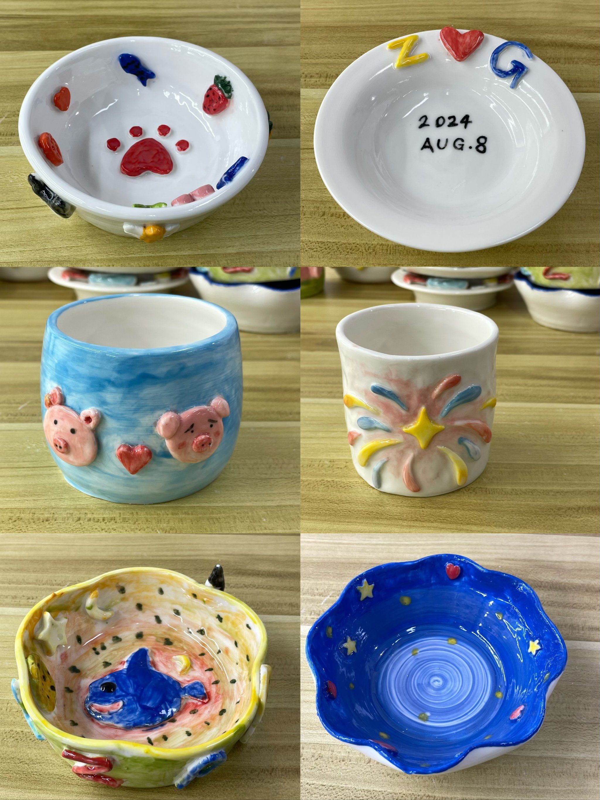 客人作品太美啦#陶艺杯子#手工酸奶#器物之美#diy陶艺#陶艺