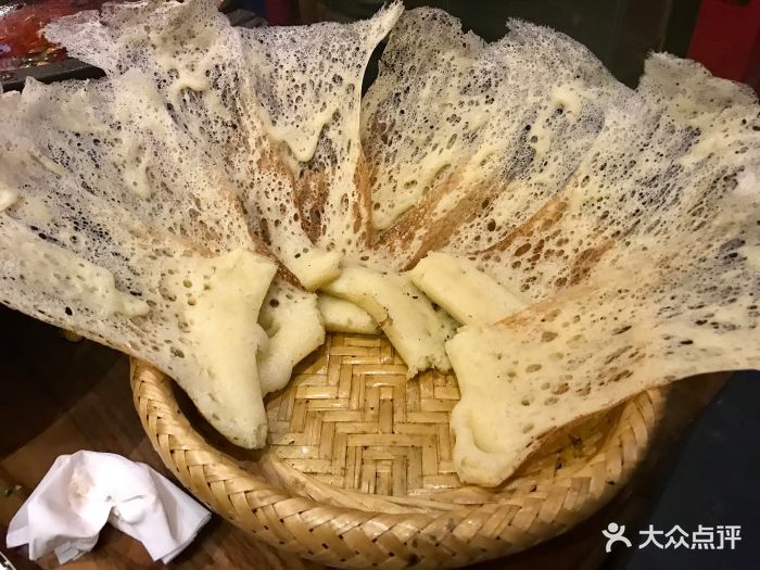 成都江湖菜馆锅边饼图片 - 第1张