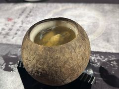 原汁椰子炖竹丝鸡-花溪雨·森林餐厅(石基店)