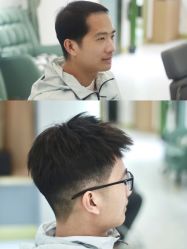 -发饰美男士增发补发假发定制店